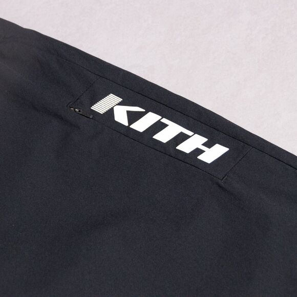 Kith Kalea Nylon Black Slim Fit Jogger Pants Zip Pocket Women's XS Athleisure - Picture 3 of 8